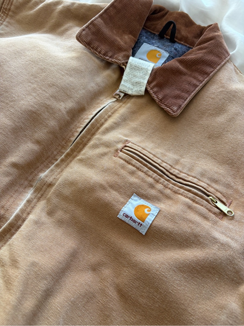 Carhartt Detroit Jacket J01 BRN MiUSA 44 Tall